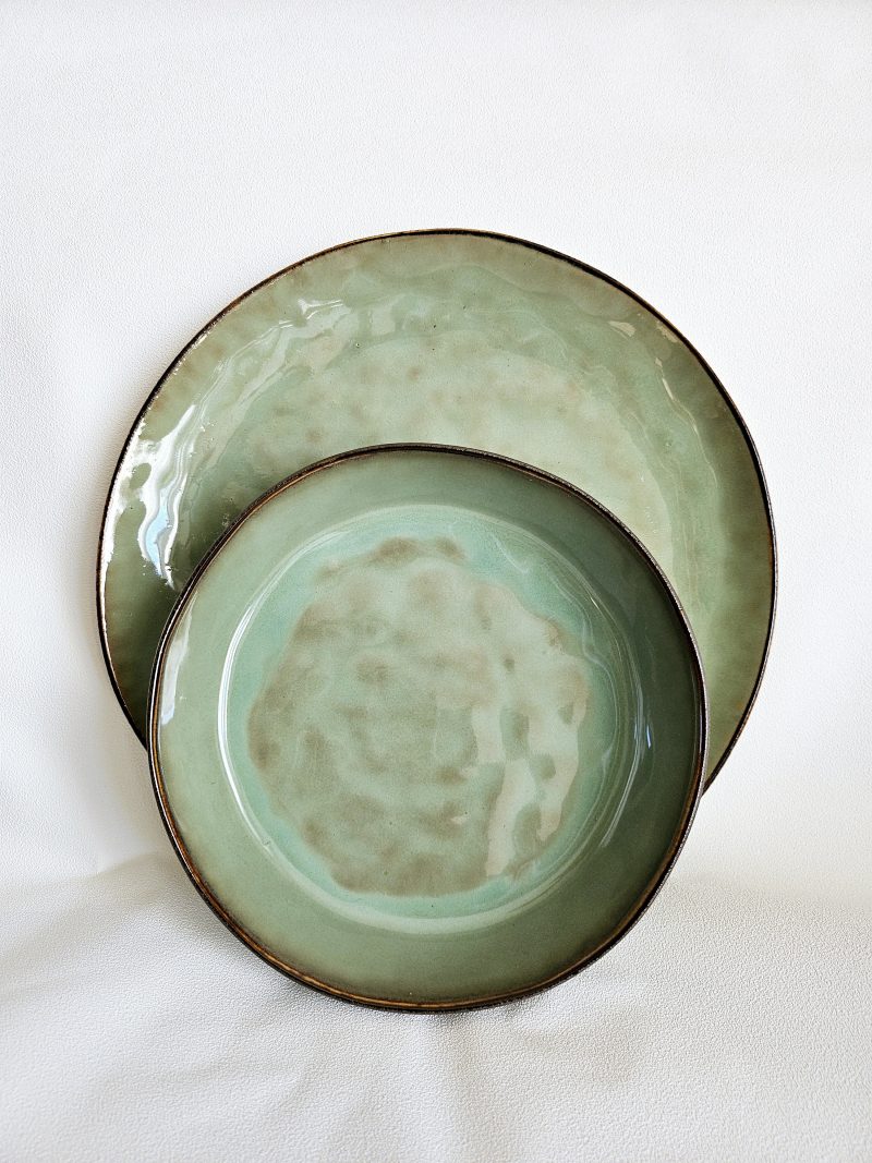 Assiette creuse en grès BARBADE - SAUGE – Image 5