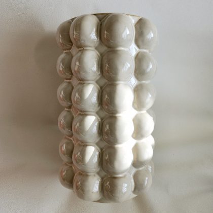 Vase en céramique BUBBLE - Crème