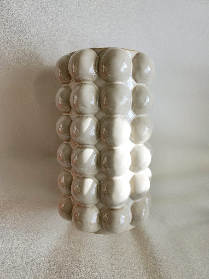 Vase en céramique BUBBLE - Crème
