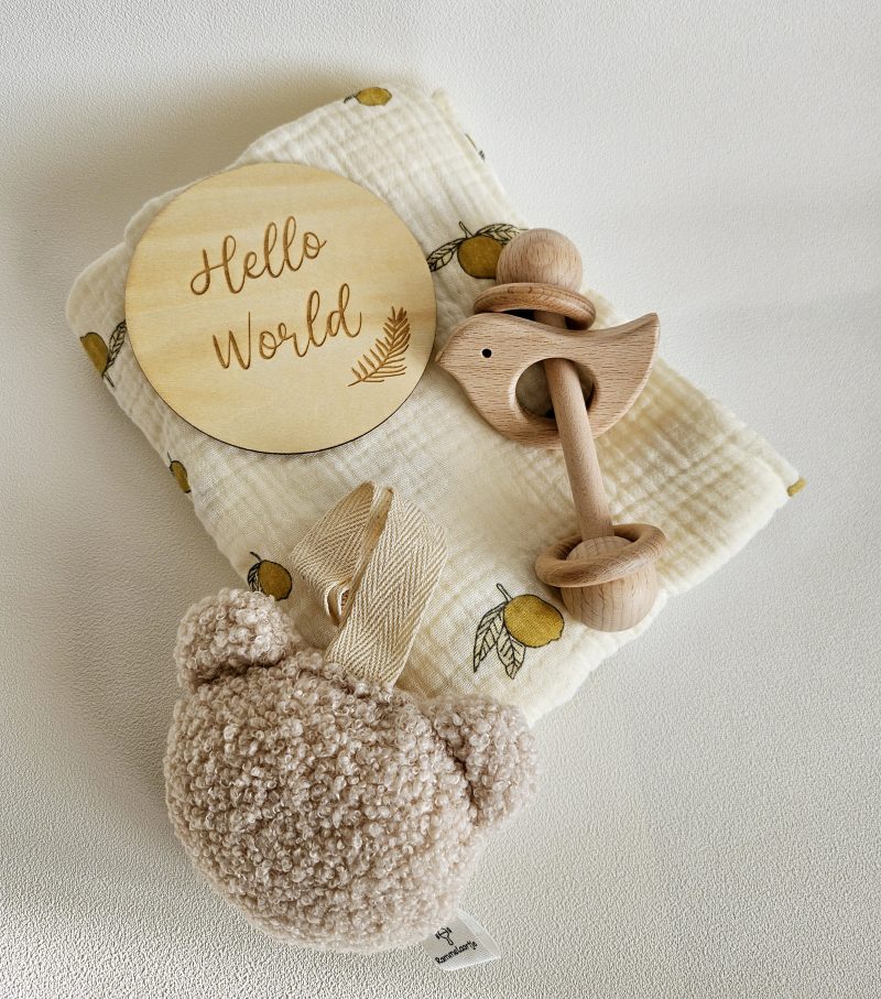 Coffret-cadeau de naissance WELCOME