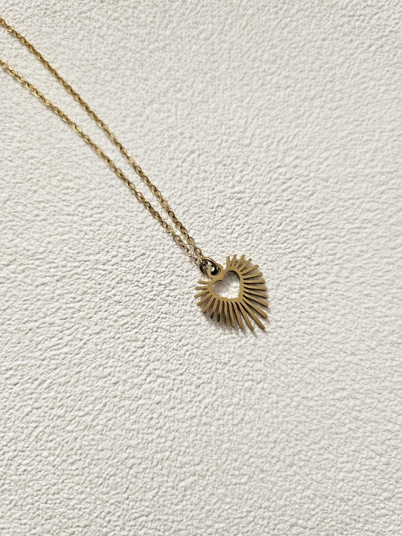 Collier avec pendentif cœur SHANY – Image 3