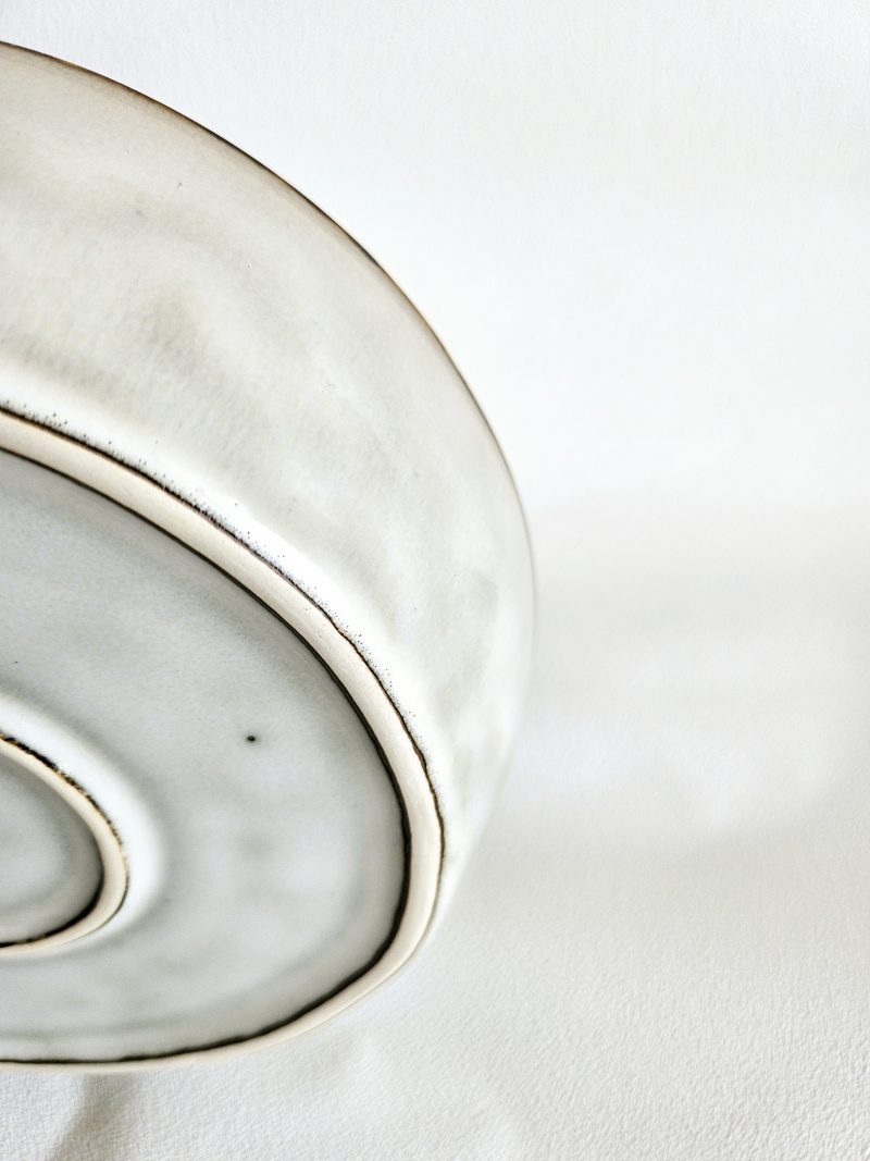 Assiette creuse en grès BORAL - BEIGE CLAIR – Image 2