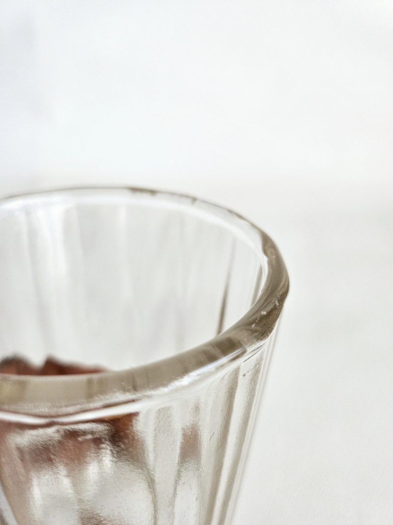 Gobelet en verre recyclé 20 CL - REED TRANSPARENT – Image 2