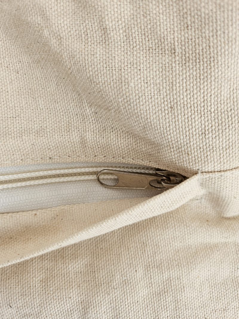 Housse de coussin tuftée en coton DOGON -Ecru – Image 3