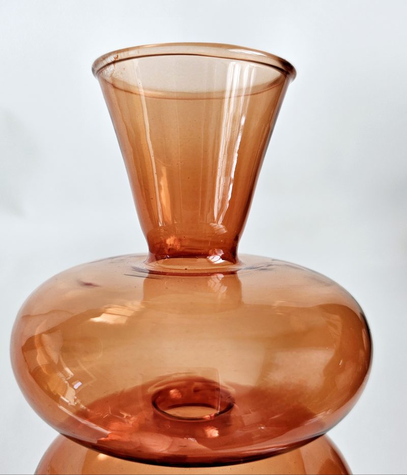 Petit vase en verre teinté GLASS - AMBRE – Image 3
