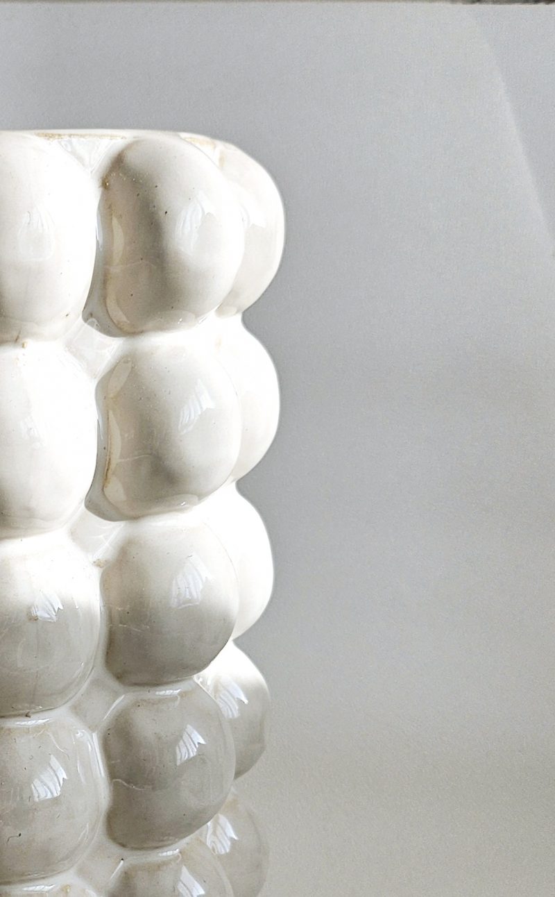Vase en céramique BUBBLE - Crème – Image 2