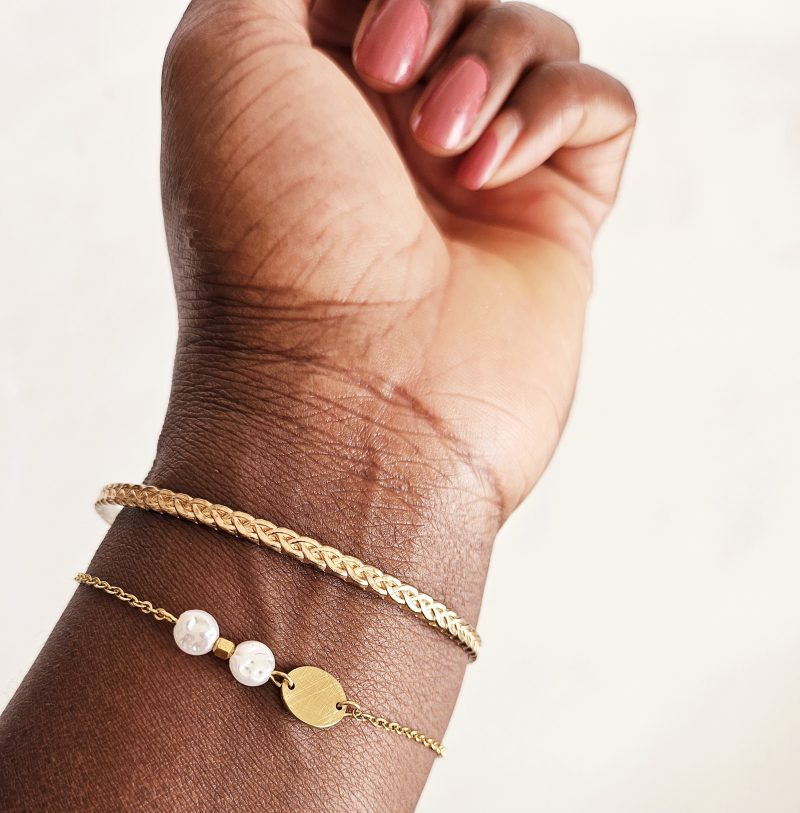Bracelet fin avec perles MINA – Image 2