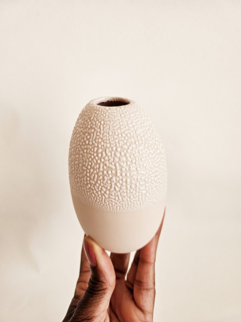 Mini vase en céramique ADELE - ROSE – Image 3