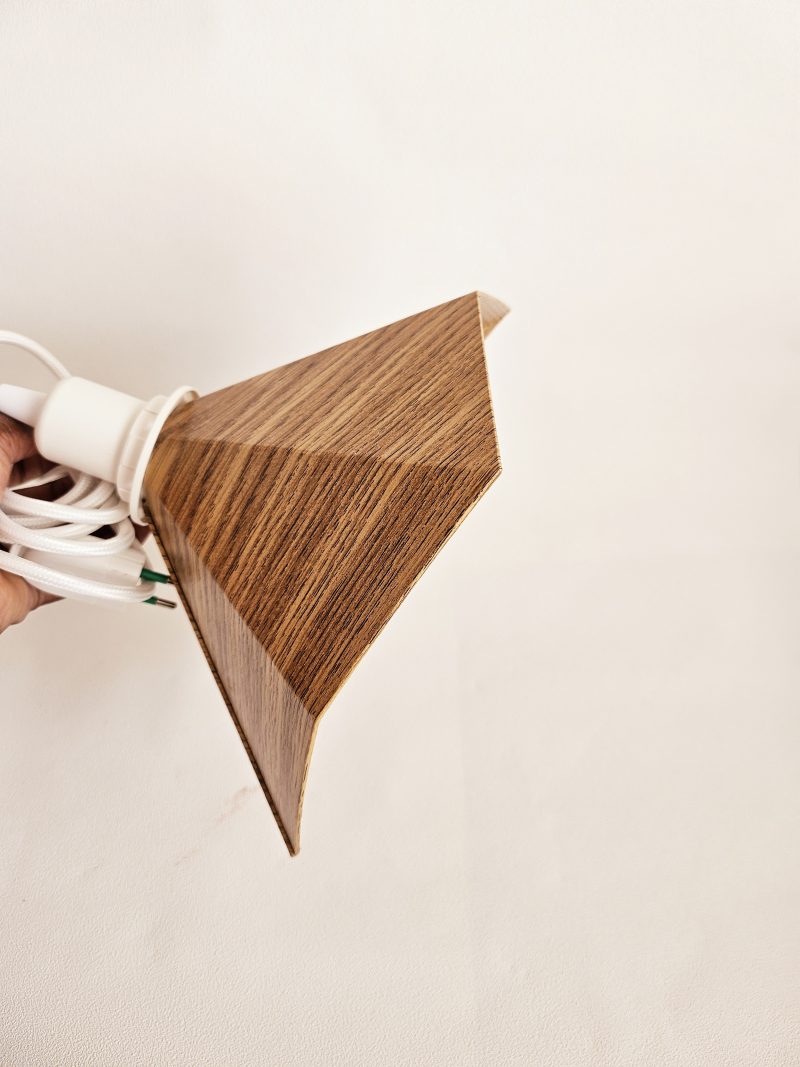 Lampe baladeuse en bois recyclé GRAMO – Image 3