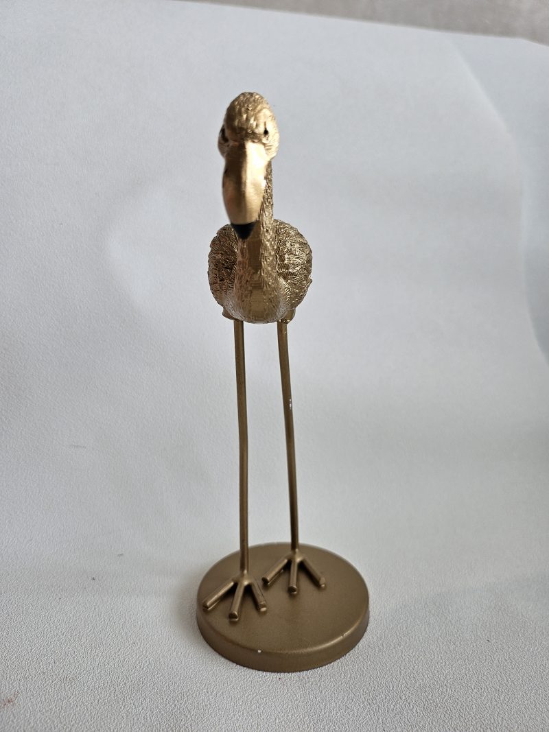 Statuette Flamant rose  - Doré – Image 2