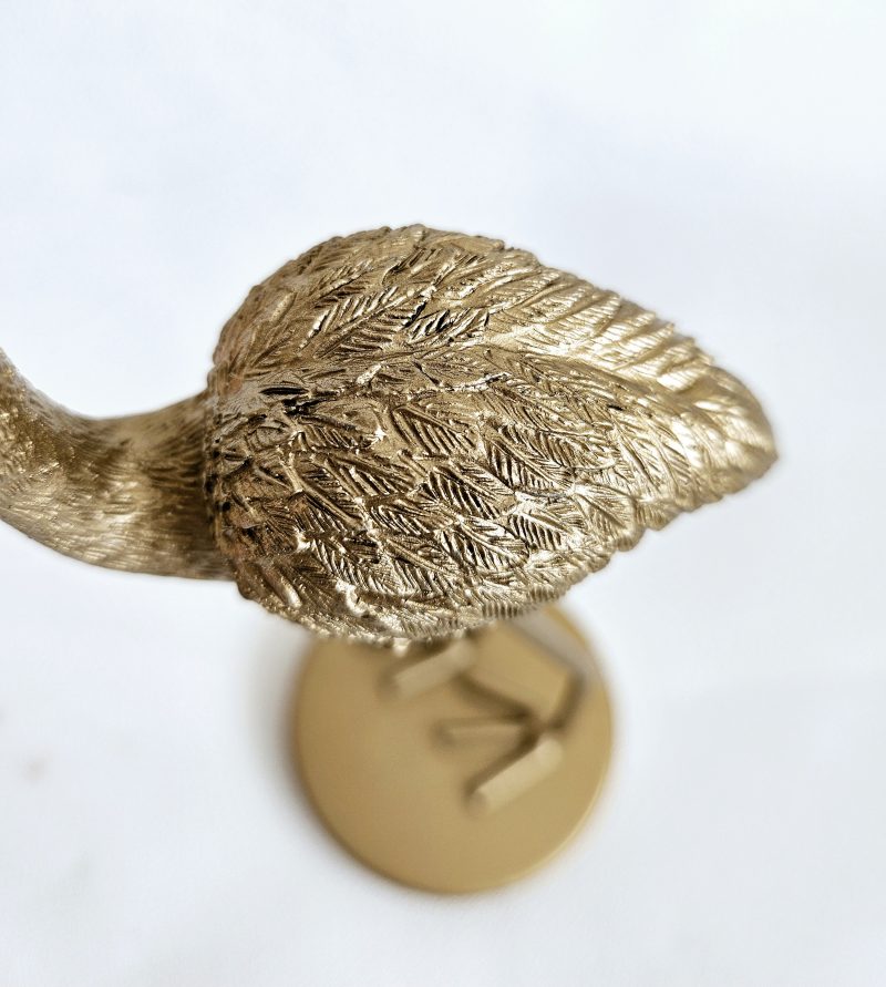 Statuette Flamant rose  - Doré – Image 3