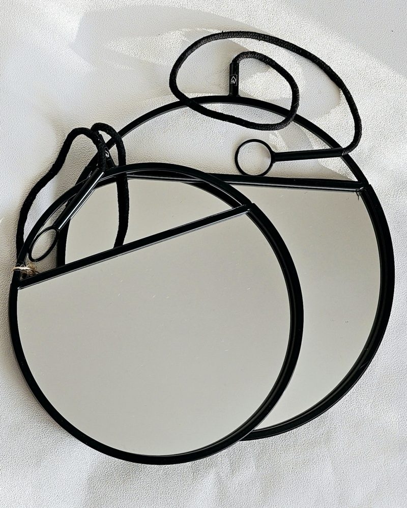 Lot de 2 miroirs TWINS-NOIR – Image 4