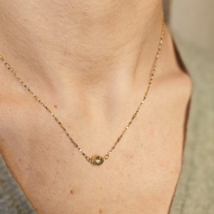 Collier avec pierre naturelle NOELYNN - JASPE