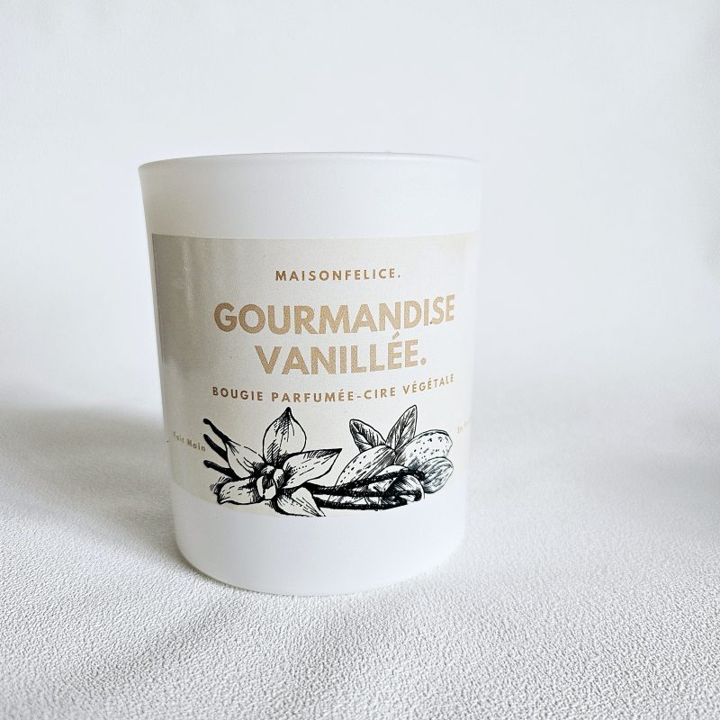 Bougie parfumée rechargeable GOURMANDISE VANILLéE