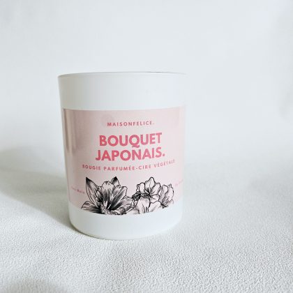Bougie parfumée rechargeable BOUQUET JAPONAIS