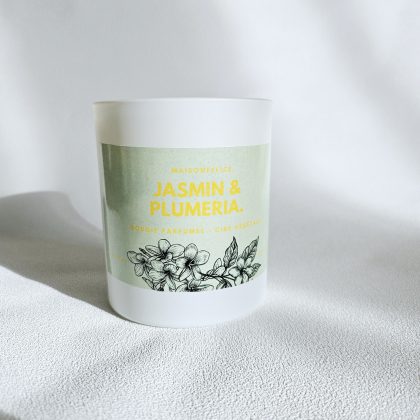 Bougie parfumée rechargeable JASMIN-PLUMERIA