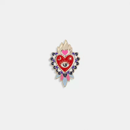 Pin's en émail coloré EX VOTO