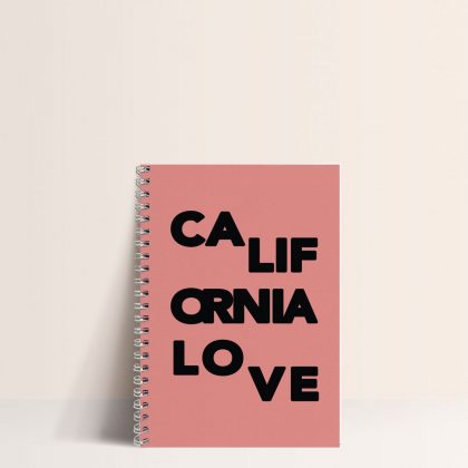 Carnet de notes CALIFORNIA LOVE