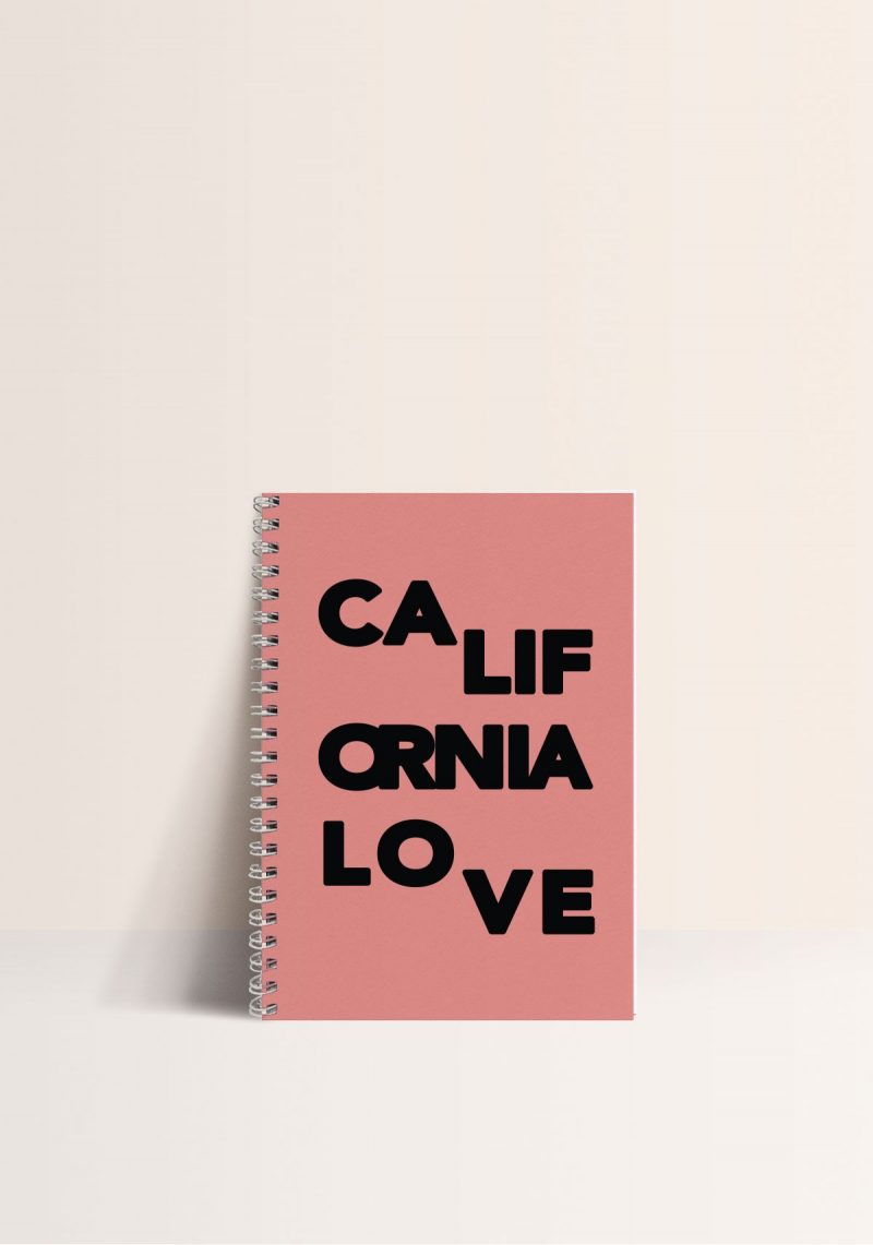 Carnet de notes CALIFORNIA LOVE