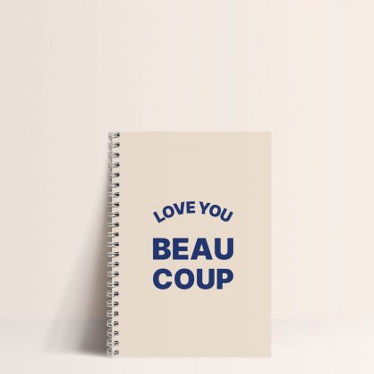 Carnet de notes  LOVE YOU BEAUCOUP