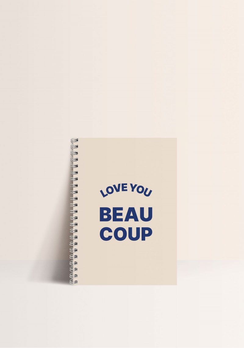 Carnet de notes  LOVE YOU BEAUCOUP